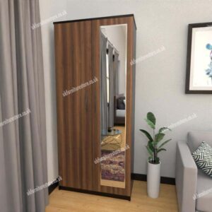 Zen 2 Door Wardrobe With 1 Mirror - Image 6