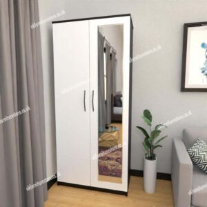 Zen 2 Door Wardrobe With 1 Mirror - Image 7