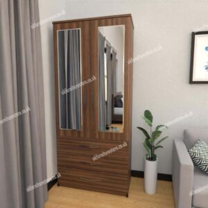 Zen 2 Door Mirrored Wardrobe With 3 Drawers - Image 13