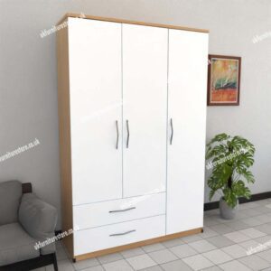 Trivia 3 Door Wardrobe With 2 Drawers - Image 6