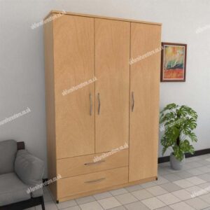 Trivia 3 Door Wardrobe With 2 Drawers - Image 7