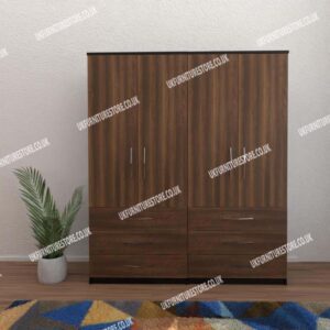 Omni 4 Door Wardrobe With 6 Drawers - Image 7