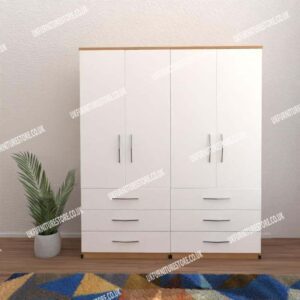 Omni 4 Door Wardrobe With 6 Drawers - Image 8