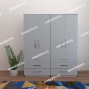 Omni 4 Door Wardrobe With 6 Drawers - Image 13