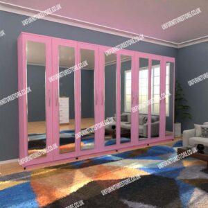 Fitment 8 Door Mirrored Wardrobe - Image 11