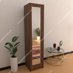 Nimble 1 Door Mirrored Wardrobe - Image 8