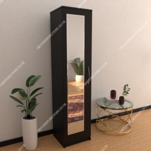 Nimble 1 Door Mirrored Wardrobe - Image 6