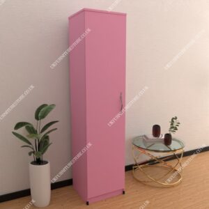 Nimble 1 Door Plain Wardrobe - Image 6