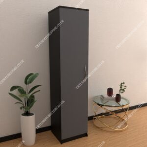 Nimble 1 Door Plain Wardrobe - Image 12