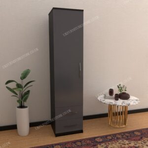 1 Door Wardrobe with 2 Drawers - Image 5