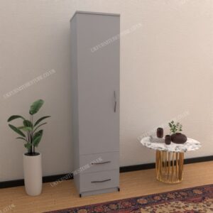 1 Door Wardrobe with 2 Drawers - Image 14