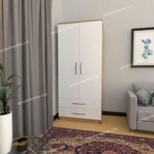 Zen 2 Door Wardrobe With 2 Drawers - Image 14