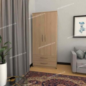 Zen 2 Door Wardrobe With 2 Drawers - Image 12