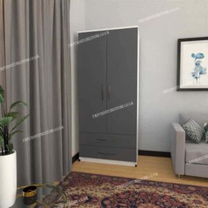 Zen 2 Door Wardrobe With 2 Drawers - Image 7