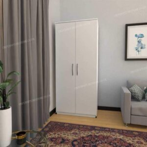 Nimble 2 Door Plain Wardrobe - Image 3