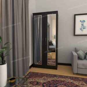 Zen 2 Door Mirrored Wardrobe - Image 5