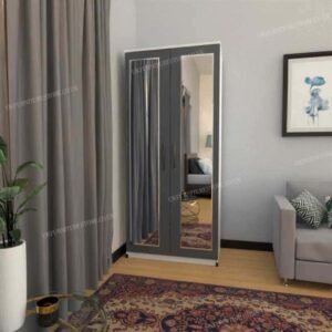 Zen 2 Door Mirrored Wardrobe - Image 7