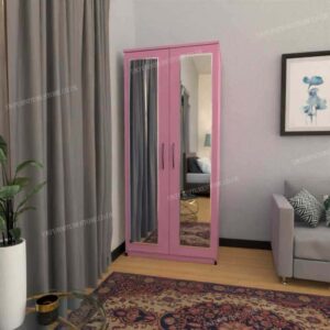 Zen 2 Door Mirrored Wardrobe - Image 9