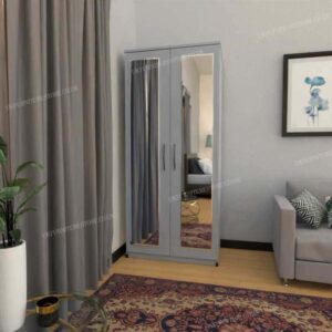 Zen 2 Door Mirrored Wardrobe - Image 10