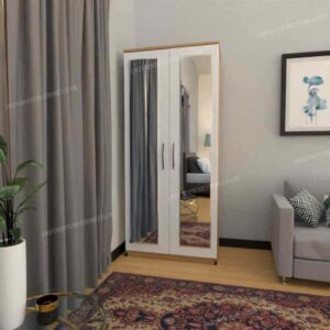 Zen 2 Door Mirrored Wardrobe - Image 13