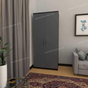 Nimble 2 Door Plain Wardrobe - Image 4