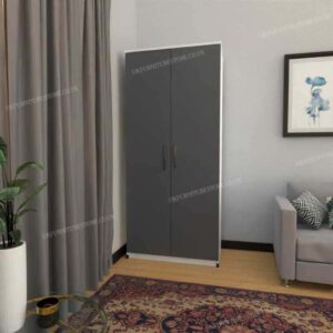 Nimble 2 Door Plain Wardrobe - Image 5