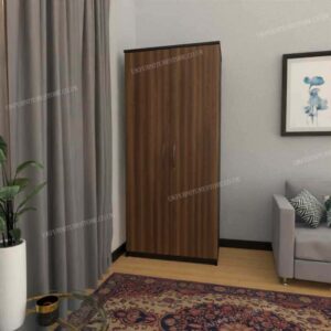 Nimble 2 Door Plain Wardrobe - Image 6