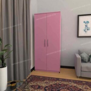 Nimble 2 Door Plain Wardrobe - Image 9