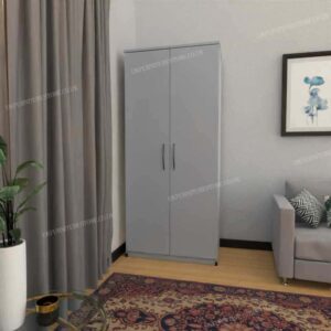 Nimble 2 Door Plain Wardrobe - Image 10