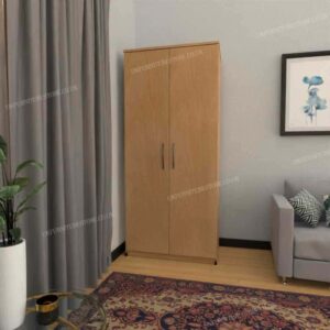 Nimble 2 Door Plain Wardrobe - Image 11