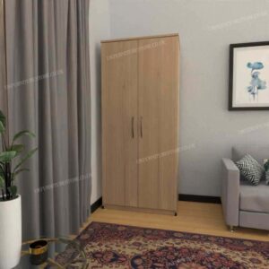 Nimble 2 Door Plain Wardrobe - Image 13