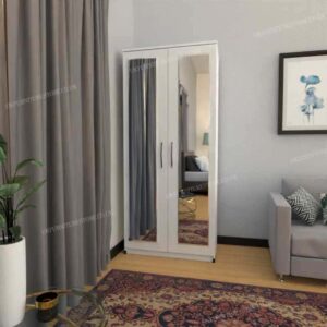 Zen 2 Door Mirrored Wardrobe - Image 15