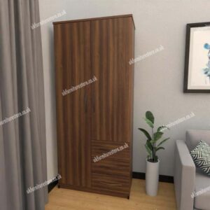 Zen 2 Door Wardrobe With 3 Side Drawers - Image 13