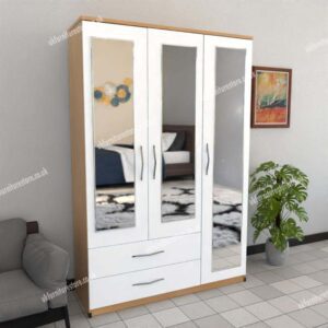 Trivia 3 Door Wardrobe With 2 Drawers & 3 Mirrors - Image 3