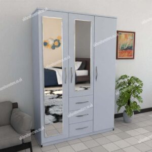 Trivia 3 Door Wardrobe With 2 Mirror and 3 Drawers - Image 12