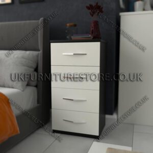 4 Drawer bedside