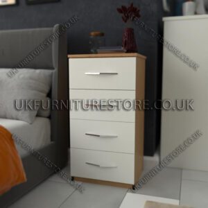 4 Drawer bedside