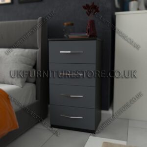 4 Drawer bedside