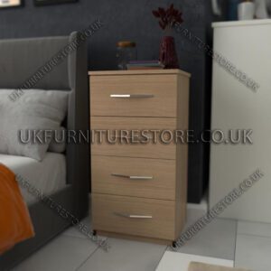 4 Drawer bedside