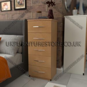 5 Drawer Bedside