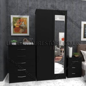 2 Door Wardrobe Set