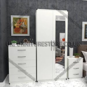 2 Door Wardrobe Set