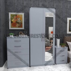 2 Door Wardrobe Set