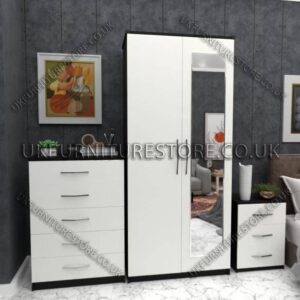 2 Door Wardrobe Set