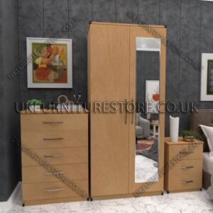 2 Door Wardrobe Set