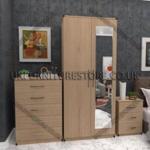 2 Door Wardrobe Set