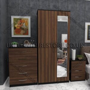 2 Door Wardrobe Set