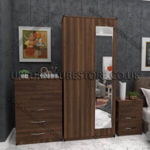 2 Door Wardrobe Set