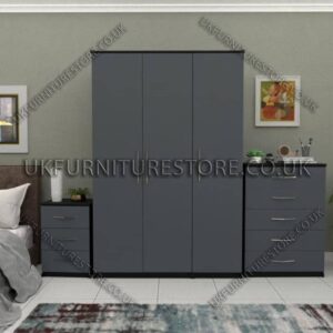 3 Door Wardrobe Set