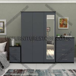 3 Door Wardrobe Set